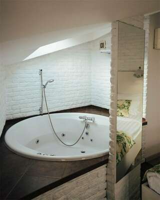 Отель Ломоносов Санкт-Петербург Люкс с кроватью размера "queen-size" и гидромассажной ванной-3